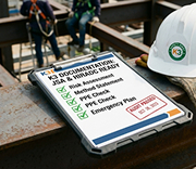 Mitigasi Risiko Kecelakaan Kerja: Checklist Dokumen K3 (JSA & HIRADC) yang Wajib Diminta dari Vendor Atap
